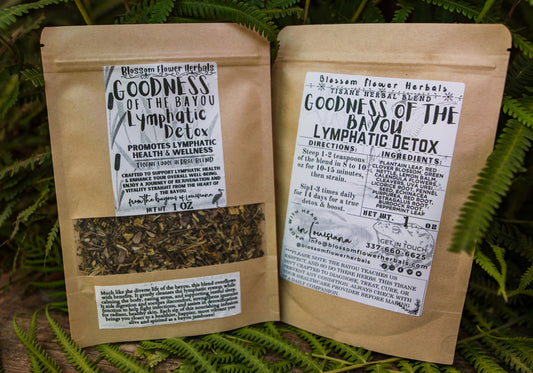 Goodness Of The Bayou Lymphatic Herbal Tea By Blossom Flower Herbals