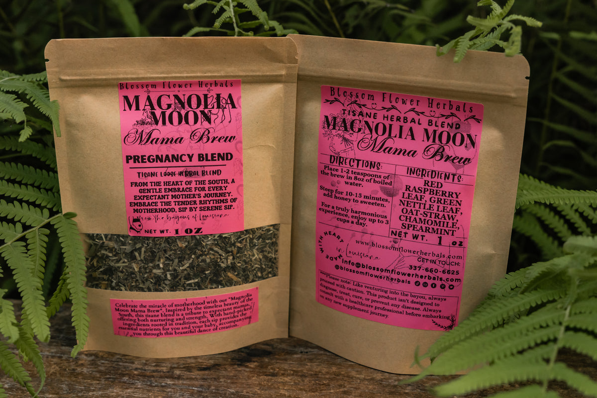 Magnolia Moon Mama Pregnancy Herbal Tea By Blossom Flower Herbals