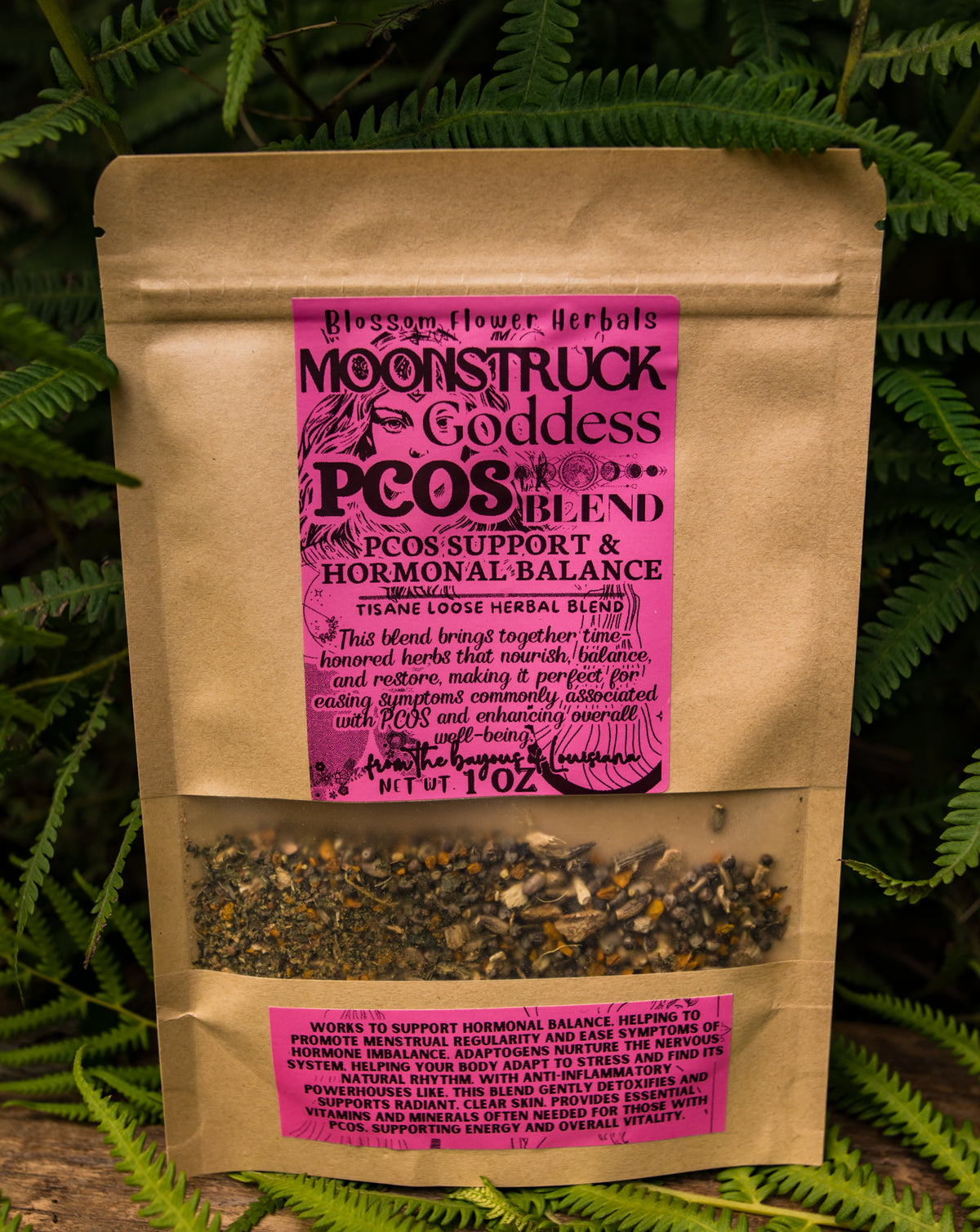 Moonstruck Goddess PCOS Herbal Tea by Blossom Flower Herbals