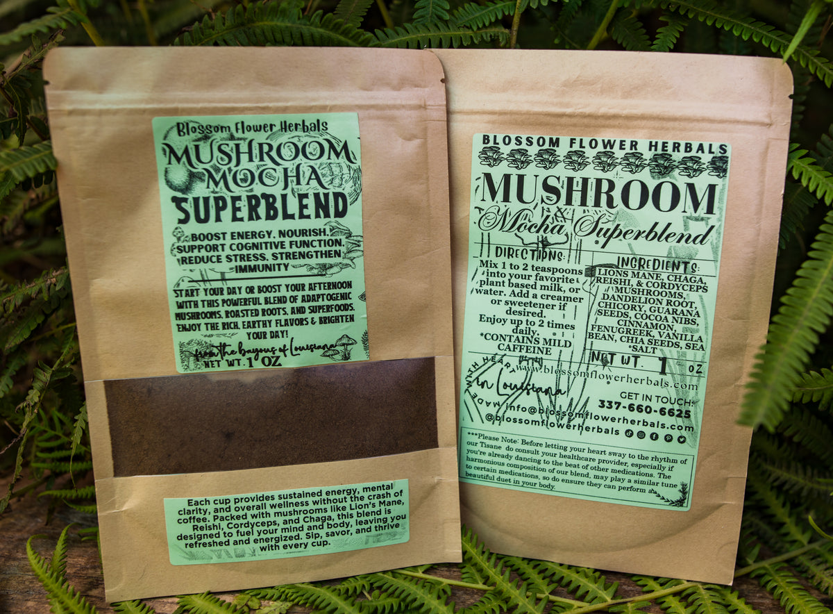 Mushroom Mocha Superblend By Blossom Flower Herbals