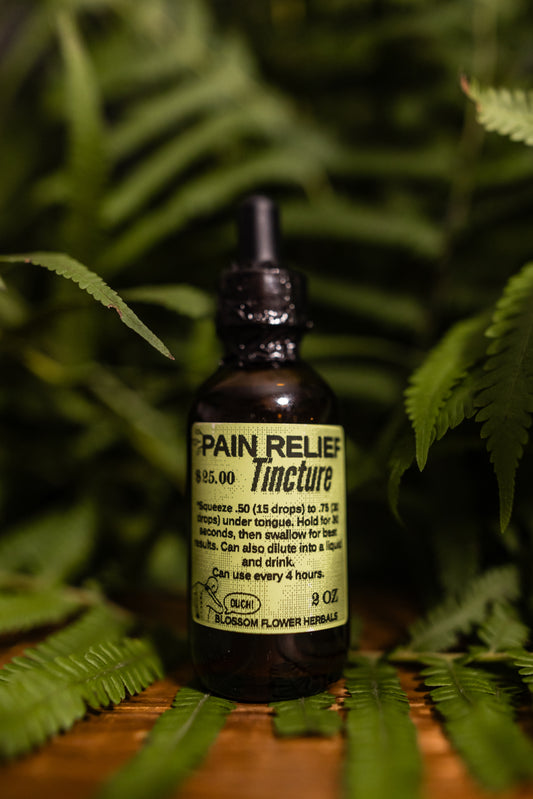 Pain Relieving Tincture~ This is your go-to against body-wide pain, especially in the back and hip areas!!!