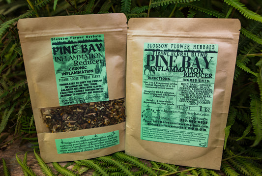 Pine Bay Inflammation Reducer Herbal Tea By Blossom Flower Herbals