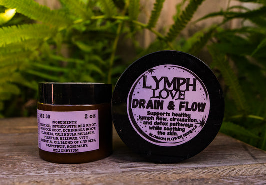 LYMPH LOVE DRAIN & FLOW | Herbal Lymphatic Support • Circulation • Skin Nourishment