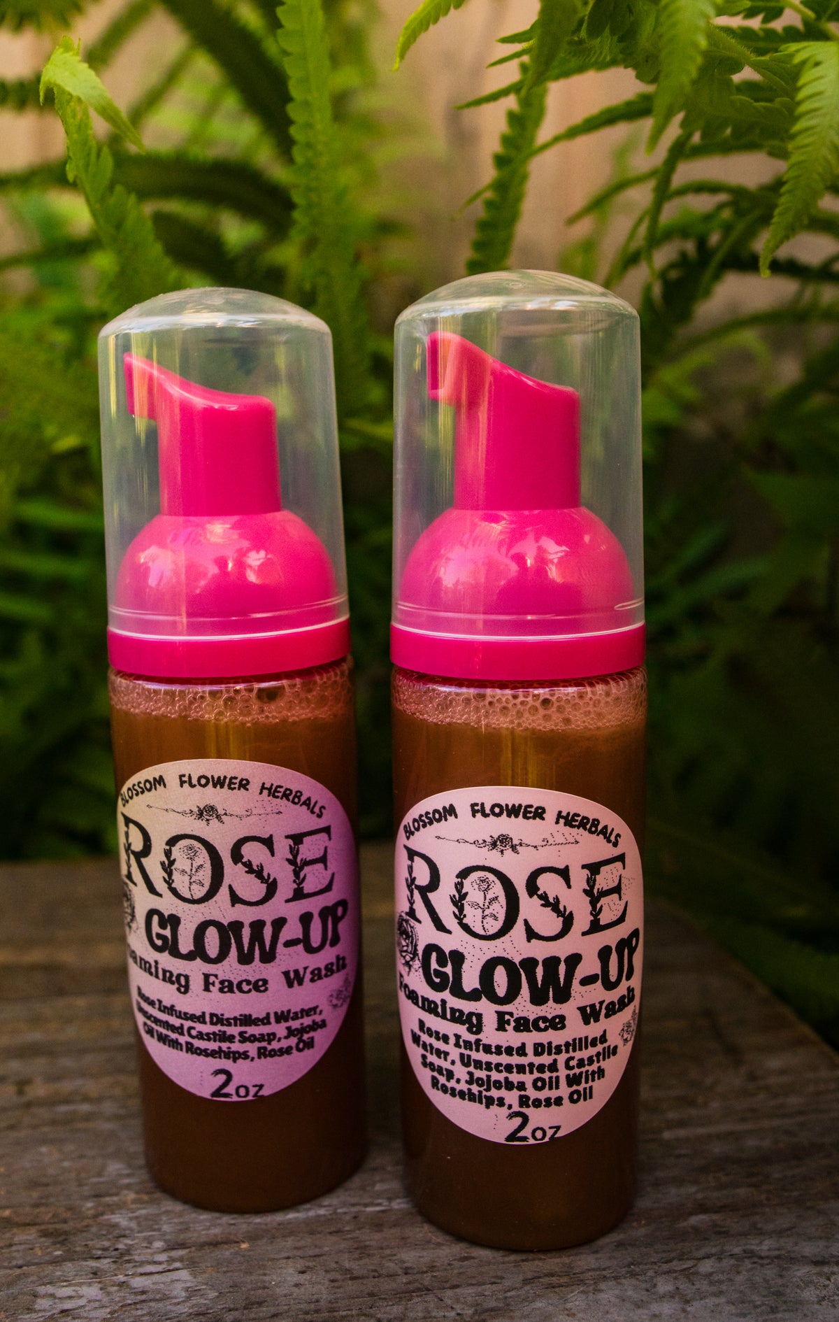 Rose Glow-up Foaming Facial Cleanser🌹💧 ~ Your daily dose of sunshine and rosy radiance.