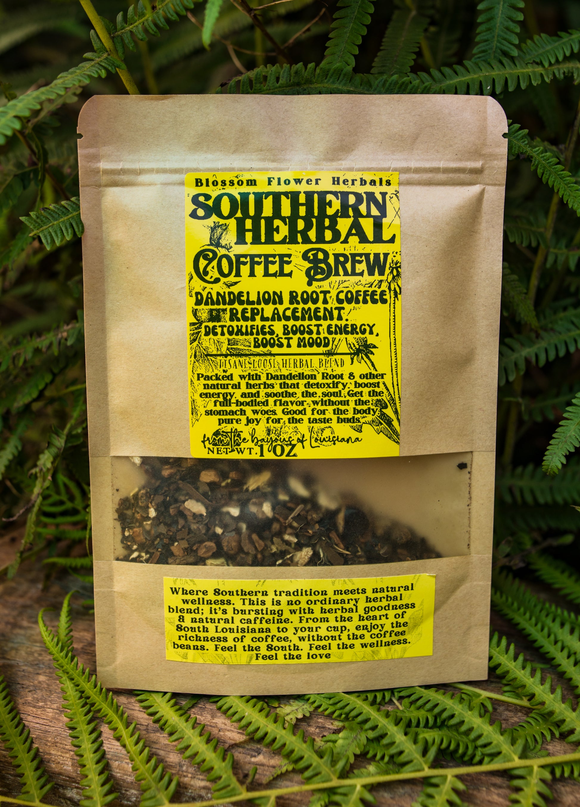 Southern Herbal Coffee Replacement Brew By Blossom Flower Herbals