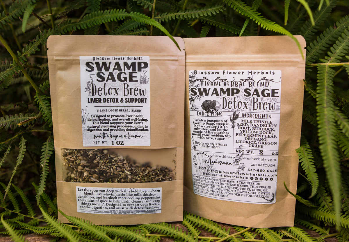 Swamp Sage Herbal Tea By Blossom Flower Herbals 