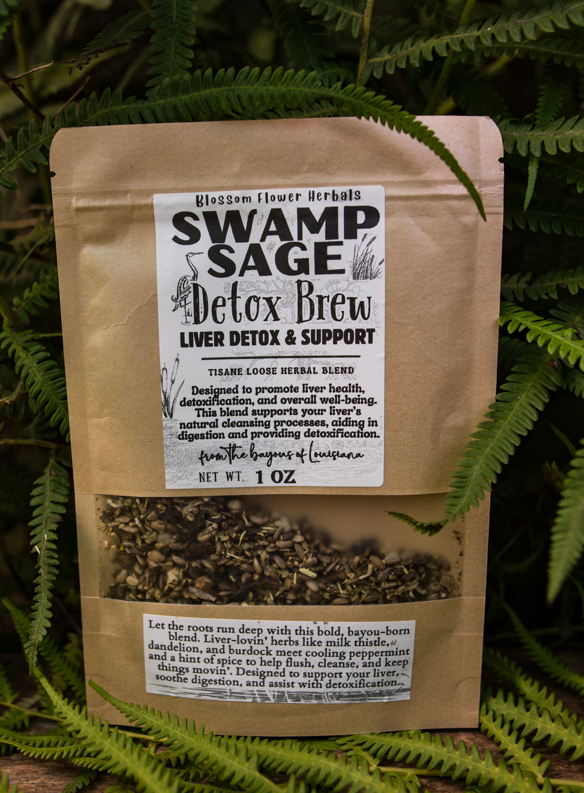 Swamp Sage Herbal Tea By Blossom Flower Herbals 
