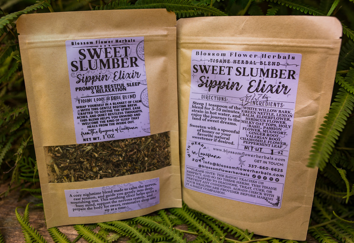 Sweet Slumber Sippin' Herbal Tea By Blossom Flower Herbals