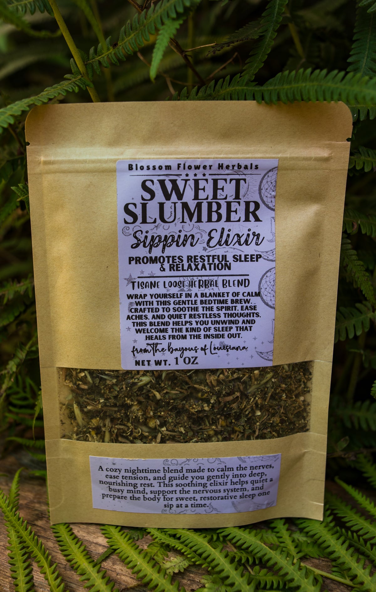 Sweet Slumber Sippin' Herbal Tea By Blossom Flower Herbals