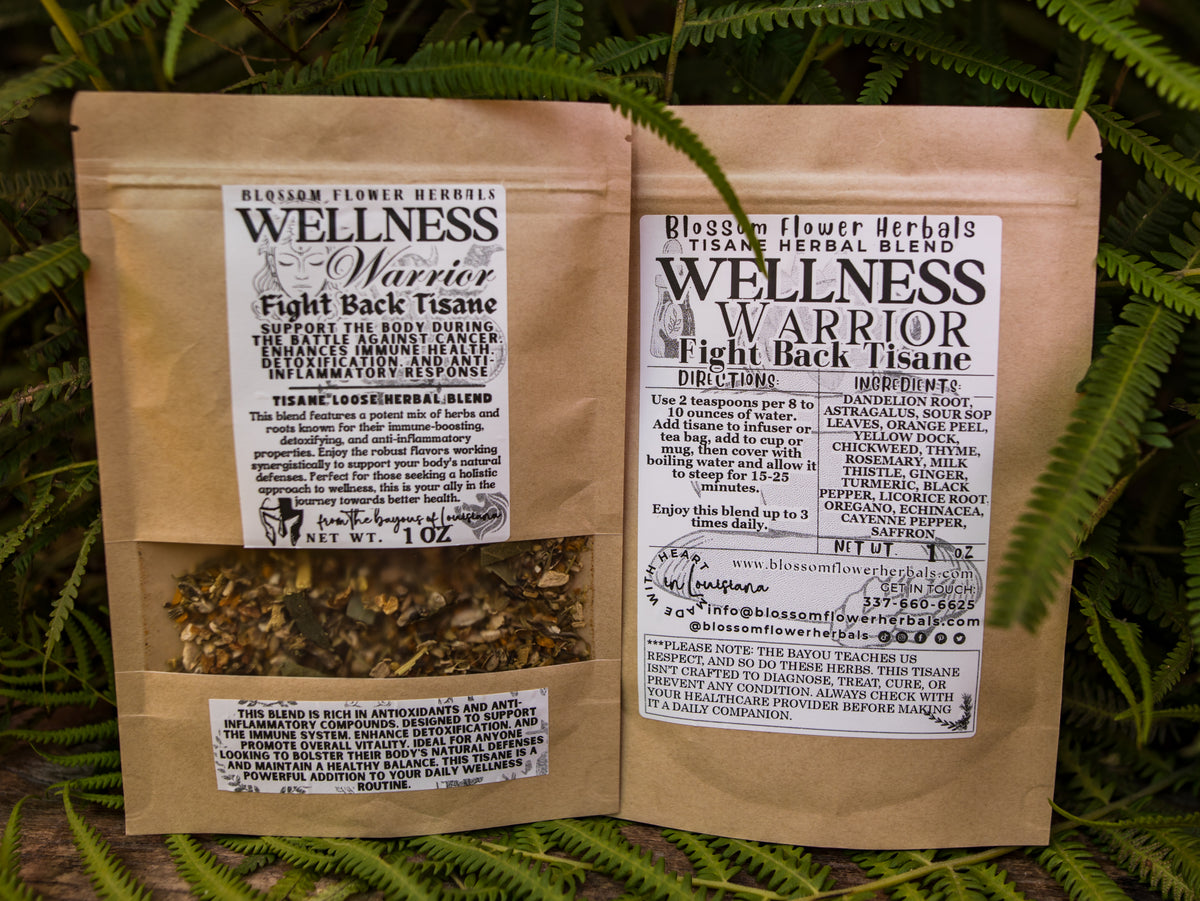 Wellness Warrior Herbal Tea By Blossom Flower Herbals