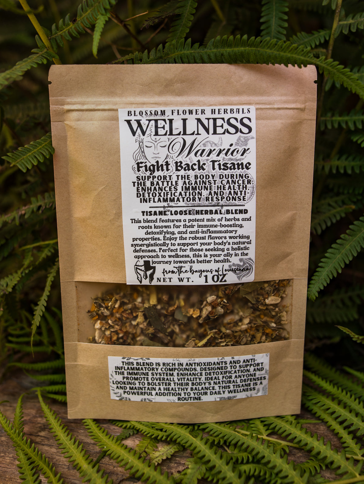 Wellness Warrior Herbal Tea By Blossom Flower Herbals