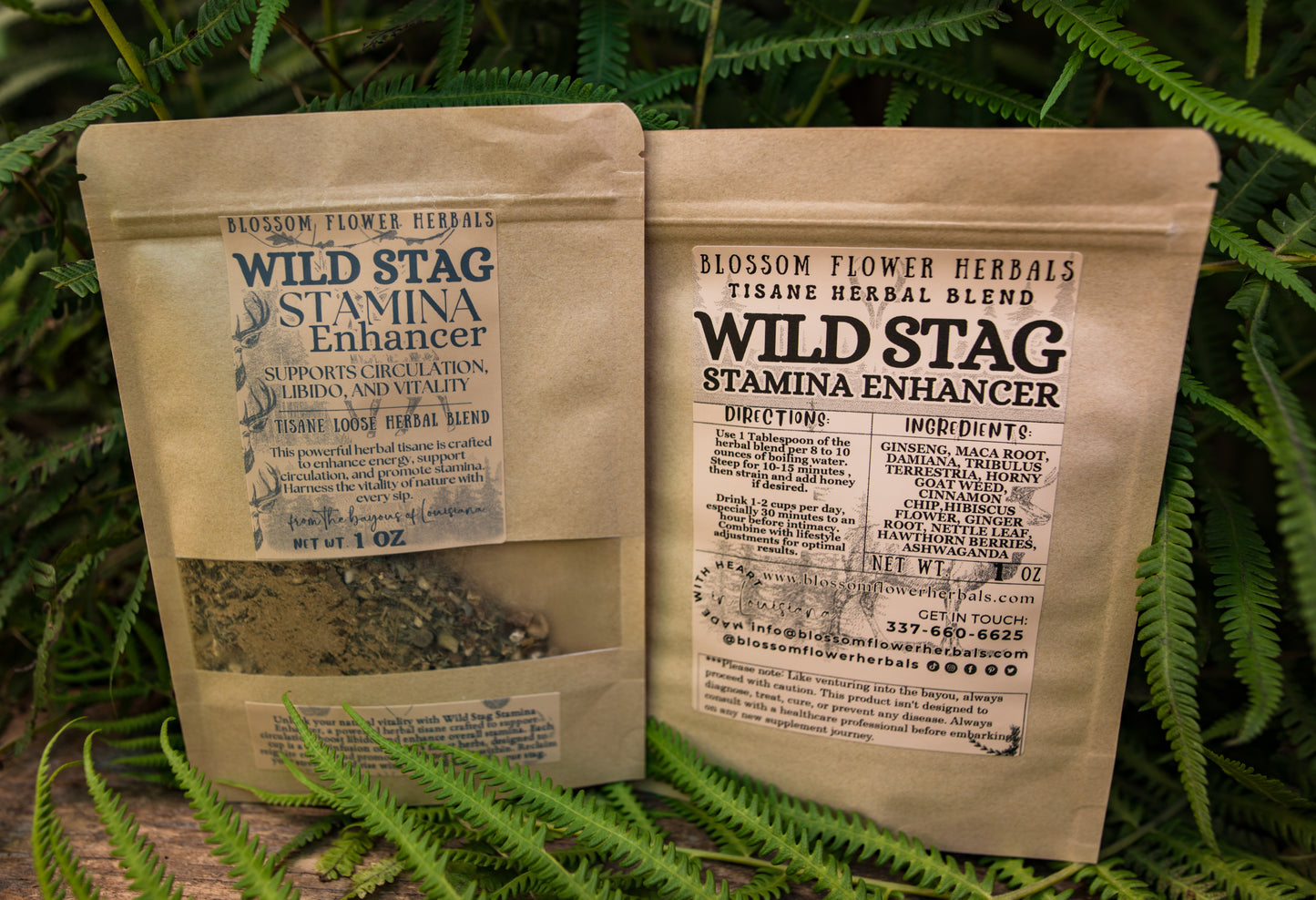 Wild Stag Stamina Enhancer Herbal Tea by Blossom Flower Herbals