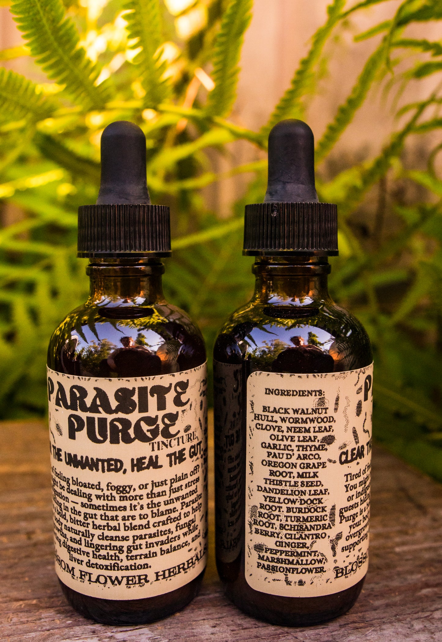parasite purge tincture by blossom flower herbals