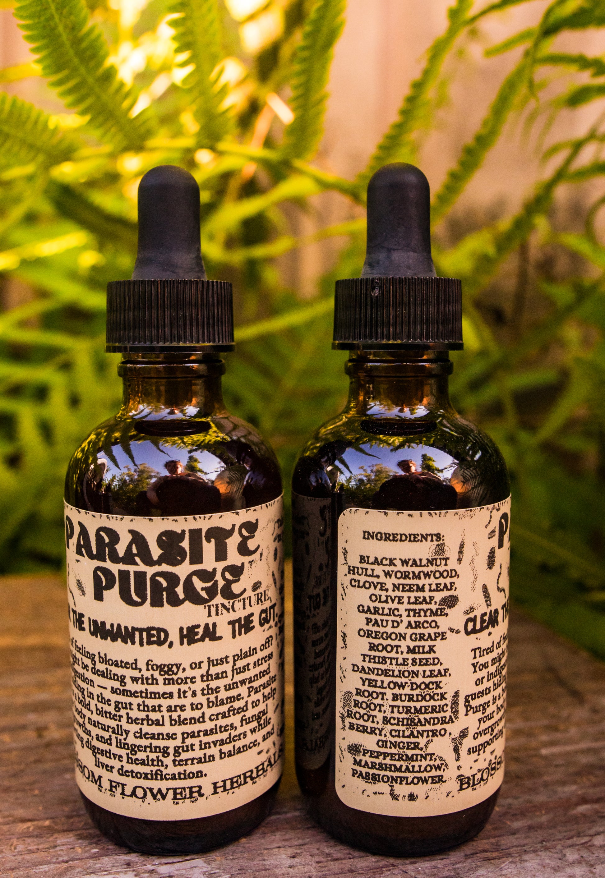 parasite purge tincture by blossom flower herbals