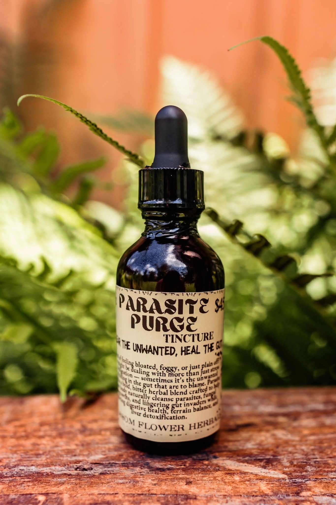 parasite purge tincture by blossom flower herbals