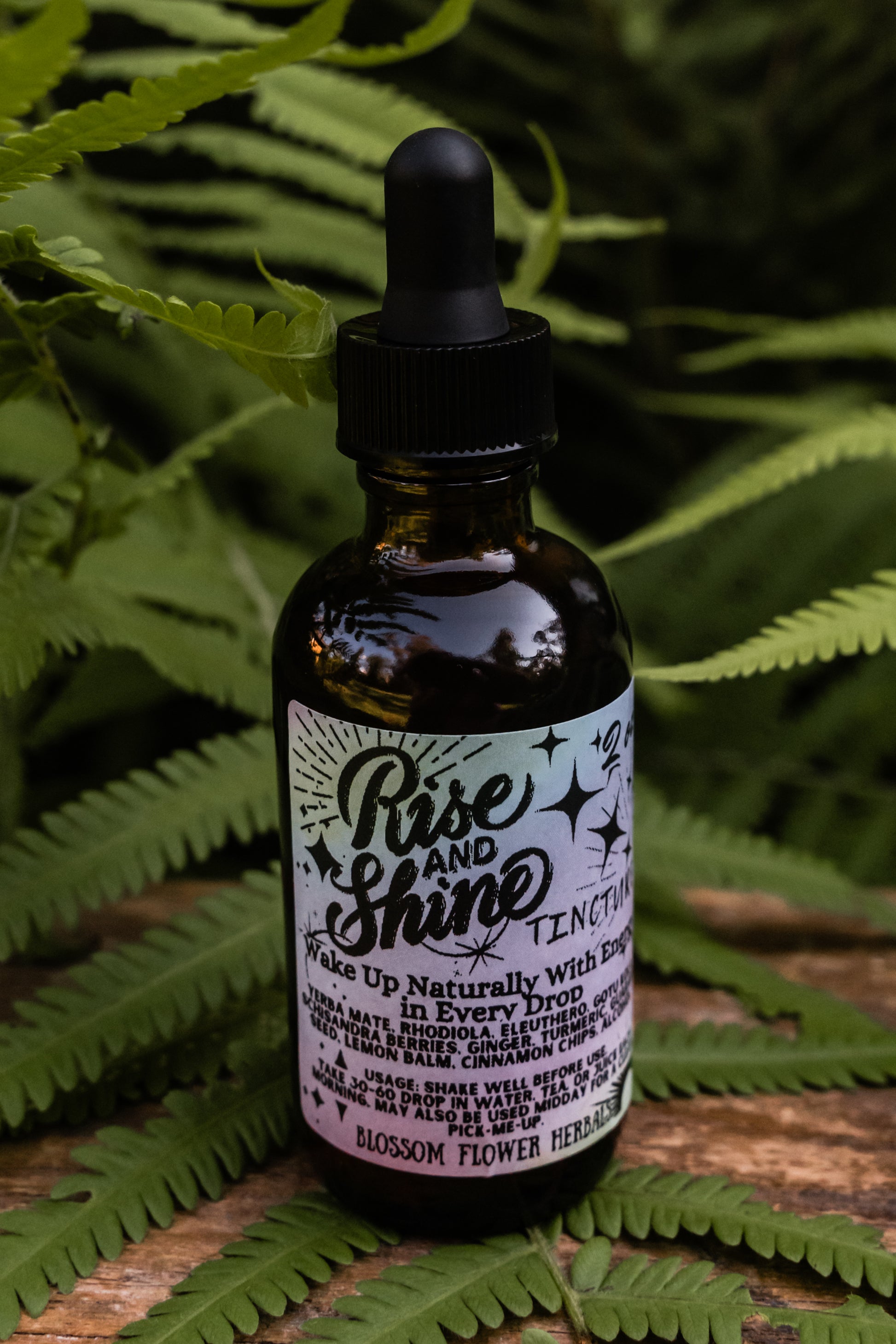 Rise and Shine tincture by Blossom Flower herbals