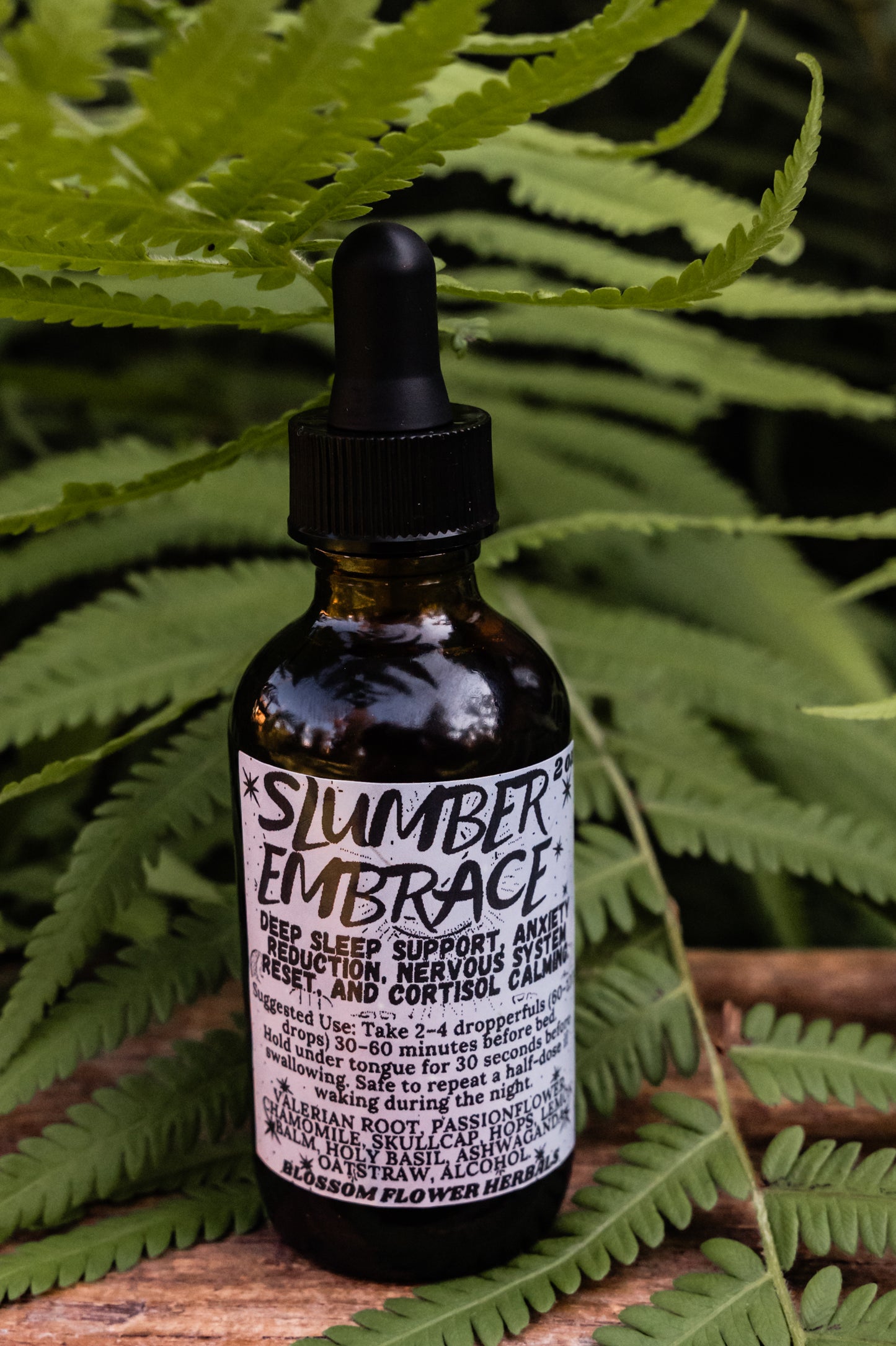 slumber embrace tincture by Blossom Flower Herbals